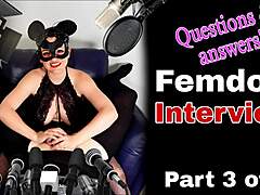 Femdom Q&A met echt stel en vrouwelijke dominantie in zelfgemaakte video