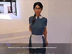 Mamá madura recibe sexo anal de un oficial de policía en un juego 3D