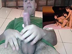 Nagy seggű érett nők cumshot-ot kapnak egy POV videóban