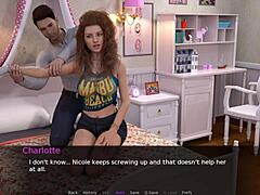 इंटरएक्टिव 3D गेम सेक्सी लाल बालों वाली माँ को जीवन में लाता है।