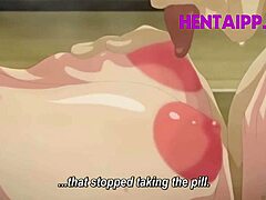 Animation hentai avec une milf aux gros seins et son jeune camarade de classe