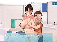 बड़े स्तन और गांड वाली परिपक्व माँ को हाउसकीपिंग वीडियो में टटोला जाता है