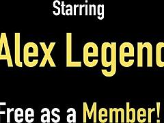 Alex Legend se angajează în intimitate explicită cu Alessandra Noir într-un cadru în aer liber