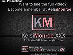 Kelsi Monroe's birthday celebration with intense fucking and ass play