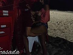 Brazylijska gospodyni domowa zaskakuje swojego męża trójkątem i nieoczekiwanym podglądaniem