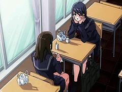 La ragazza Anime fa la maiala in un bagno pubblico
