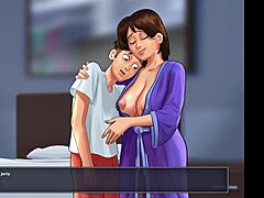 Kompilasi hentai adegan seks panas dengan ibu tiri dewasa