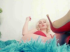 Femdom POV video of rough humiliation with bratty blonde and dirty talk