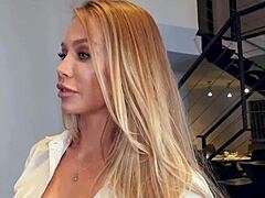 Nicole Aniston, the stunning blonde bombshell, gives her stepson a special treat