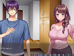 Hentai game turns wife's pussy into a creampie surprise in part 1 with English subtitles