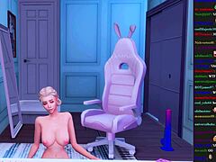 Mature mom gets her ass fucked by multiple toys in front of her streaming audience