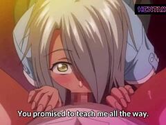 English subtitles of an adult cartoon with a taboo theme of an 18-year-old MILF and a young boy.