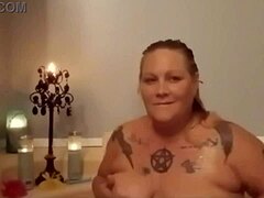 Raya Rollins, the beautiful MILF, catches her stepson watching her take a bath