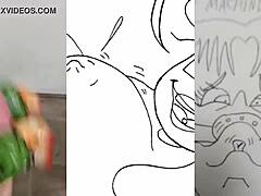 बड़े स्तन के साथ मोटी हेनतई लड़की भाप वीडियो में आदमी और खरगोश को चोदती है