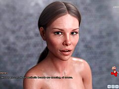 3D-animasjon av en sexet babe som rider og blir creampie