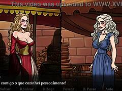 Porno traduzido möter visuell roman spel i avsnitt 5 av Game of Whores