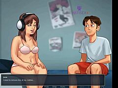 Game hentai kartun menampilkan momen seksi Magic Cow Girl dan teman-teman terbaiknya