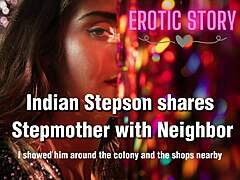 Styvson och granne utforskar sexuell tabu i indisk porr